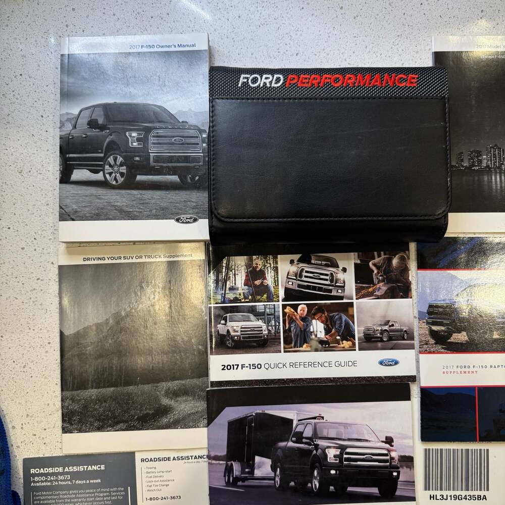 2017 Ford F-150 Owner's Manual Set with Ford Performance Case